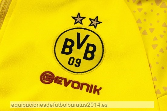 Nuevo Chaqueta Con Capucha Borussia Dortmund 23/24 Amarillo Negro Baratas